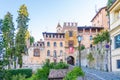 View at the Palace of Stradivari in Castell`Arquato - Italy